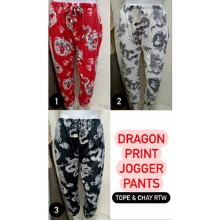 Dragon Print Jogger Pants | Many Designs | Taytay Tiangge Direct Supplier