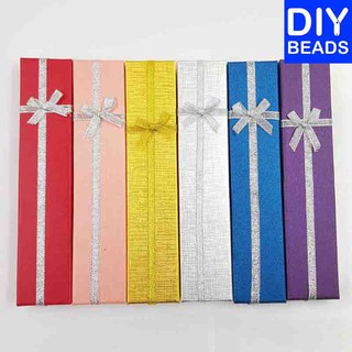 Jewelry Necklace Gift Box Assorted color (4x21cm)