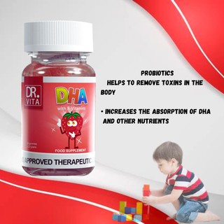 JEHRFKLegit Dr. Vita DHA for Kids | Helps in developing Memory function | Brain Booster. X1GW