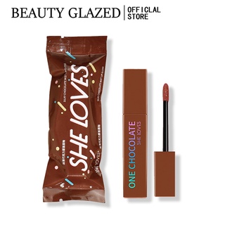 BEAUTY GLAZED Makeup Chocolate Waterproof Liquid Lipstick Lip Gloss matte Lip tint Cosmetics (1)