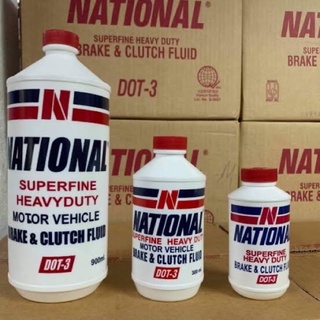 National Brake Fluid DOT-3 100％ Original 170mL, 300mL, 900mL