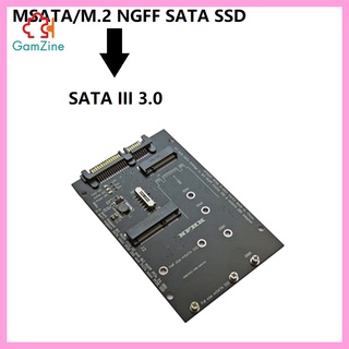 [high quality] 2 In 1 M.2 NGFF/Msata SSD to SATA III 3.0 Adapter Converter Card Enclosure d7XV