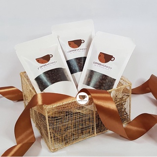 gift box▫♗Coffee Monkey Gift Set B (3 100g pouches packed in a locally made hand-woven
