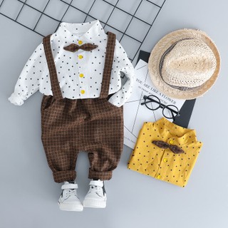 Newborn Baby Boy Clothes Set Boys shirts suit Clothing Set