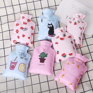 Portable Mini Cartoon Cute Winter Menstrual Period Relieve Home Hot Water Bottle Bag Keep Warm Cold Gift