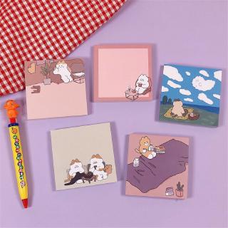 Cute Cat Cartoon Printed Sticky Notes (1)