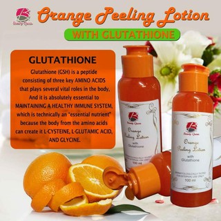 Beauty Queen Orange Peeling Lotion with Glutathione 100ml