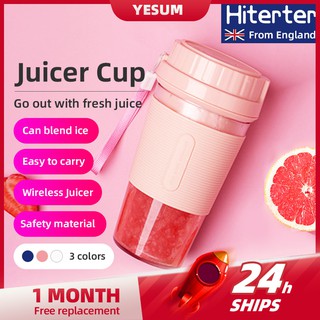 【COD】Portable Usb Electric Fruit Juicer Cup Mixer Rechargeable mini Blender mixer