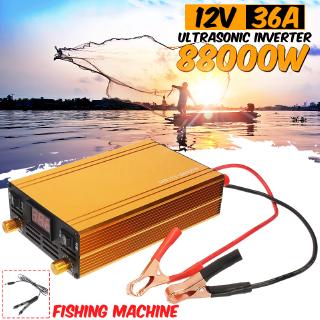 【New】88000W 36A 12V Ultrasonic Inverter Fisher Fishing Machine Strong Powered Electro
