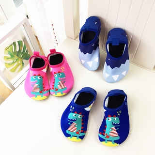 Baby Boy Girl Aqua Shoes Kids Dinosaur Swimming Diving Surfing Barefoot Beach Water Shoes Quick Dry Soft Footwear