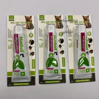 Pet toothpaste/ Nunbell Oral Care Toothpaste for Pet Dog MInt Flavor