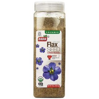 Badia Organic Flax Seed, Ground, 16-Ounce Flaxseed, 453.6 grams (1)
