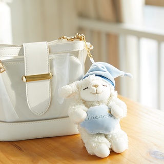 ▤LIVHEART lamb doll pendant plush keychain pendant cute doll pendant toy gift girl
