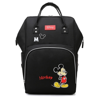 Disney Mickey Mouse Diaper Bag Backpack Mummy Bag Large Capacity Waterproof Mommy Bag Travel