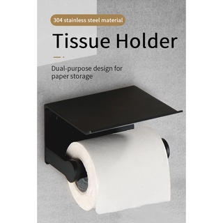 Space Aluminum Bathroom Toilet Towel Paper Holder Phone Holder Wall Mount Box Toilet Roll Holder