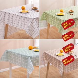 Table Cloth Dust Waterproof Anti Oil Dust proof Dining Tablecloth Cover PEVA