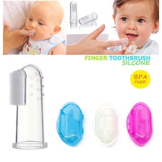 care ☚Baby Silicone Finger Infant Toothbrush Teeth Massagerღ