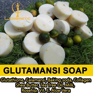 POWDERLOOSE POWDER㍿♚100% original Glutamansic with baking soda soap 20 pcs pe pack (LJCOSMETICS)
