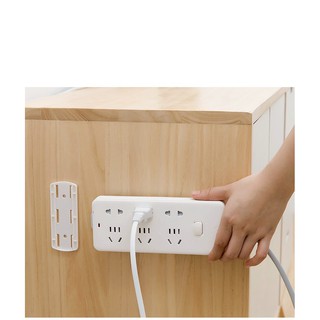 Plug Socket Retainer Self-adhesive Wall-mounted Strong Cable Wire Organizer (1)