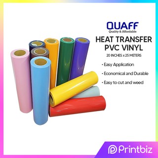 QUAFF PVC Heat Transfer Vinyl 20" (CDP01 - CDP15) PER METER