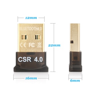 USB Bluetooth 4.0 Dongle CSR4.0 Drive-free Wireless Adapter For Win10 (7)