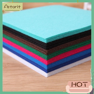 Mikolot 40pcs Felt Fabric Sheets, DIY Felt Crafts Patchwork Sewing Felt Sheet for Craftwork Colors