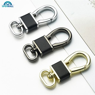 OM 2pcs Car Keychain Key Ring Holder Key Chain Car Keyring Metal Gift