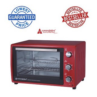 Kitchen Appliances◕Hanabishi HEO-48 RED 48L Electric Oven