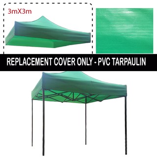 3 x 3 Durable Retractable TENT COVER or REPLACEMENT COVER NO FRAME INCLUDED - PVC Tarpaulin Material