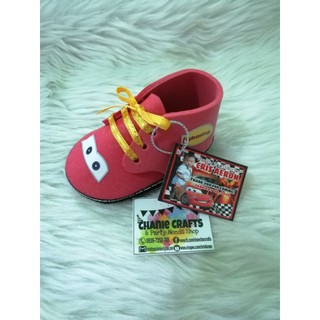 LIGHTNING MCQUEEN THE CARS THEMED MINI SHOES SOUVENIR GIVE AWAYS