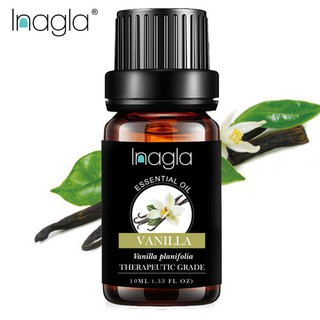 Inagla Vanilla Essential Oil Pure Natural 10ML Pure Essential Oils Aromatherapy Diffusers Oil
