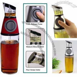 Press and Measure Oil and Vinegar Dispenser (1)