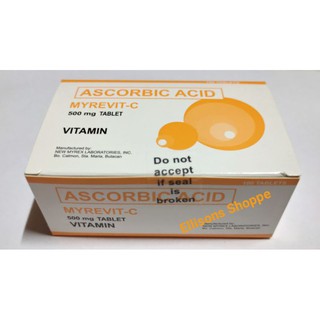 Myrevit C Ascorbic Acid 500mg 100 Tablets/Box