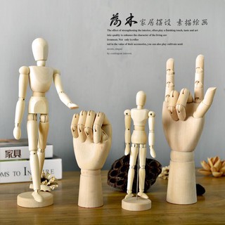 Creative Jitda Art Wooden Man Movable Joint Hand Wooden Man Decoration Wooden Joint Man Decoration (3)