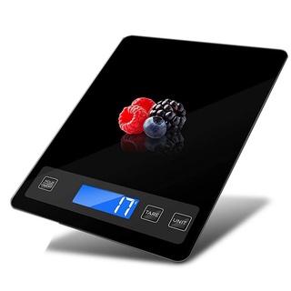 Kitchen Scales, Digital Kitchen Scales 15Kg, USB Charging, Baking Scales, Extra Large Weighing Surfa