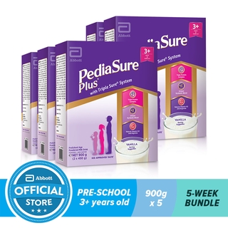 Pediasure Plus Vanilla 900G For Kids Above 3 Years Old Bundle of 5