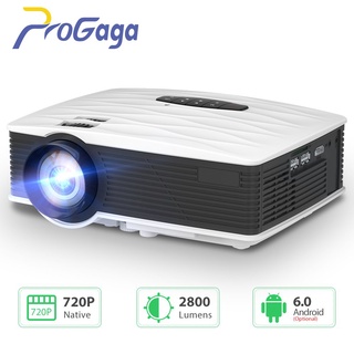 ProGaga GA9 Mini Projector 2800 Lumens Native HD 1280 720P WIFI Beamer Portable LED Projectors 3D Ho