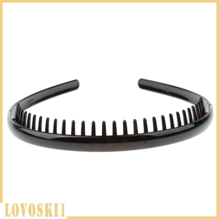 Zigzag Gym Hair Hoop Band Teeth Comb Toothed Headwear for Soccer Sports Headband