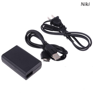 Niki AC Power Adapter USB Data Cable Supply Convert Charger For Sony PS Vita PSV QeOZ