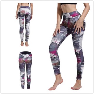 Women Quick Dry Compression Sports Slim Yoga Pants Workout Leggings Fitness Gym Running Tight 9512