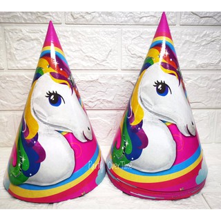 12 pcs Cone Party Hat Big 24cm Unicorn Party Decor Birthday Christening Celebration Special Occasion