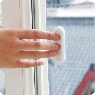 4Pcs ABS Plastic Glass Window Drawer Open Auxiliary Door Handles/Sliding Cabinet Wardrobe Self-adhesive Handle Tools