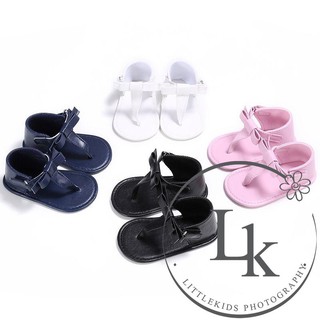 HL.-Baby Summer Flip-flops Bowknot Sandals Infant Girls