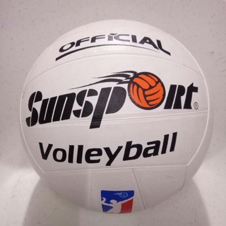 Sunsport / All Star White Volleyball with free pin (standard size)