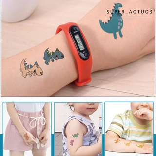 【2 pcs of P66】2 sheets Kids Temporary Tatoo Sticker Waterproof Fake Tattoo Children Hand Foot Tattoos