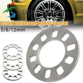 5/8/12mm Car Aluminum Alloy Wheel Spacer Gasket for 5 Hole Wheel Hub Car Auto Parts