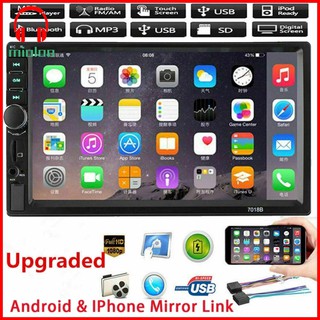 7018B 7" Double 2Din Car Stereo MP5 Player FM Radio USB/TF/Android & IOS Phone Mirrorlink