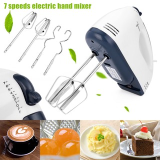 7 Speed Kitchen Beater Cake Electric Hand Mixer Whisk Egg Baking EU Plug New