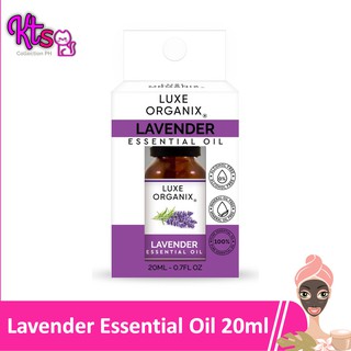 LUXE ORGANIX Lavender 100% Pure Essential Oil 20ml