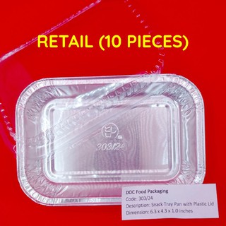 Aluminum Tray (10 pieces 303/24 Snack Tray)